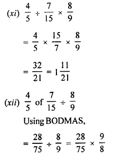 Selina Concise Mathematics Class 7 ICSE Solutions Chapter 3 Fractions image - 70
