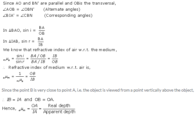 Selina Concise Physics Class 10 ICSE Solutions Refraction of Light at Plane Surfaces img 27
