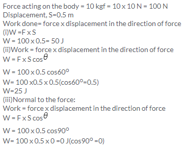 Selina Concise Physics Class 10 ICSE Solutions Work, Energy and Power 1