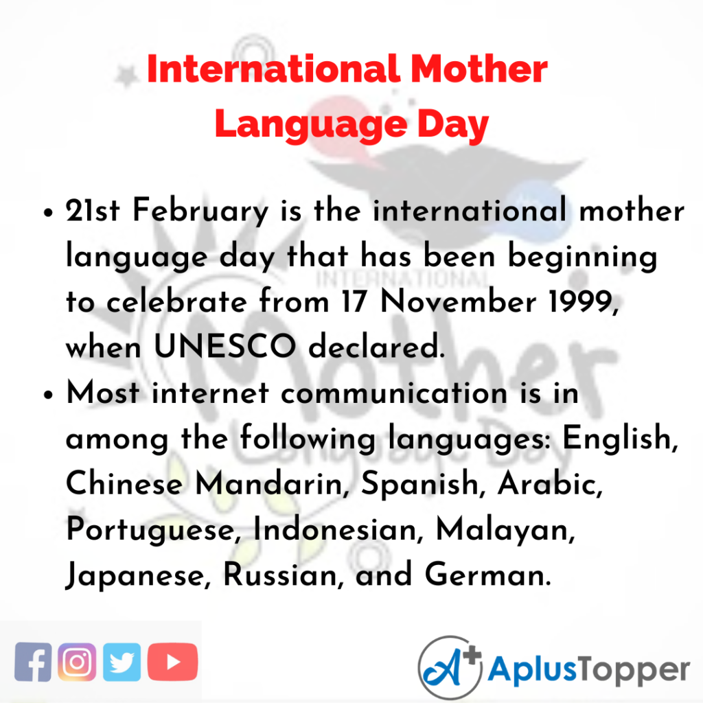 10 Lines about International Mother Language Day