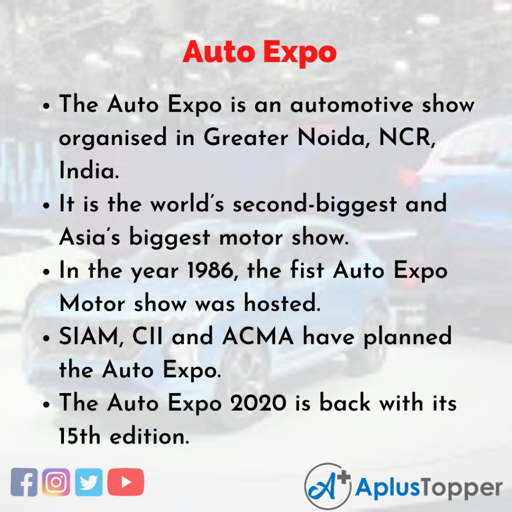 10 Lines of Auto Expo