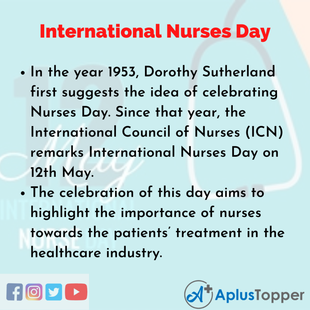 10 Lines of International Nurses Day