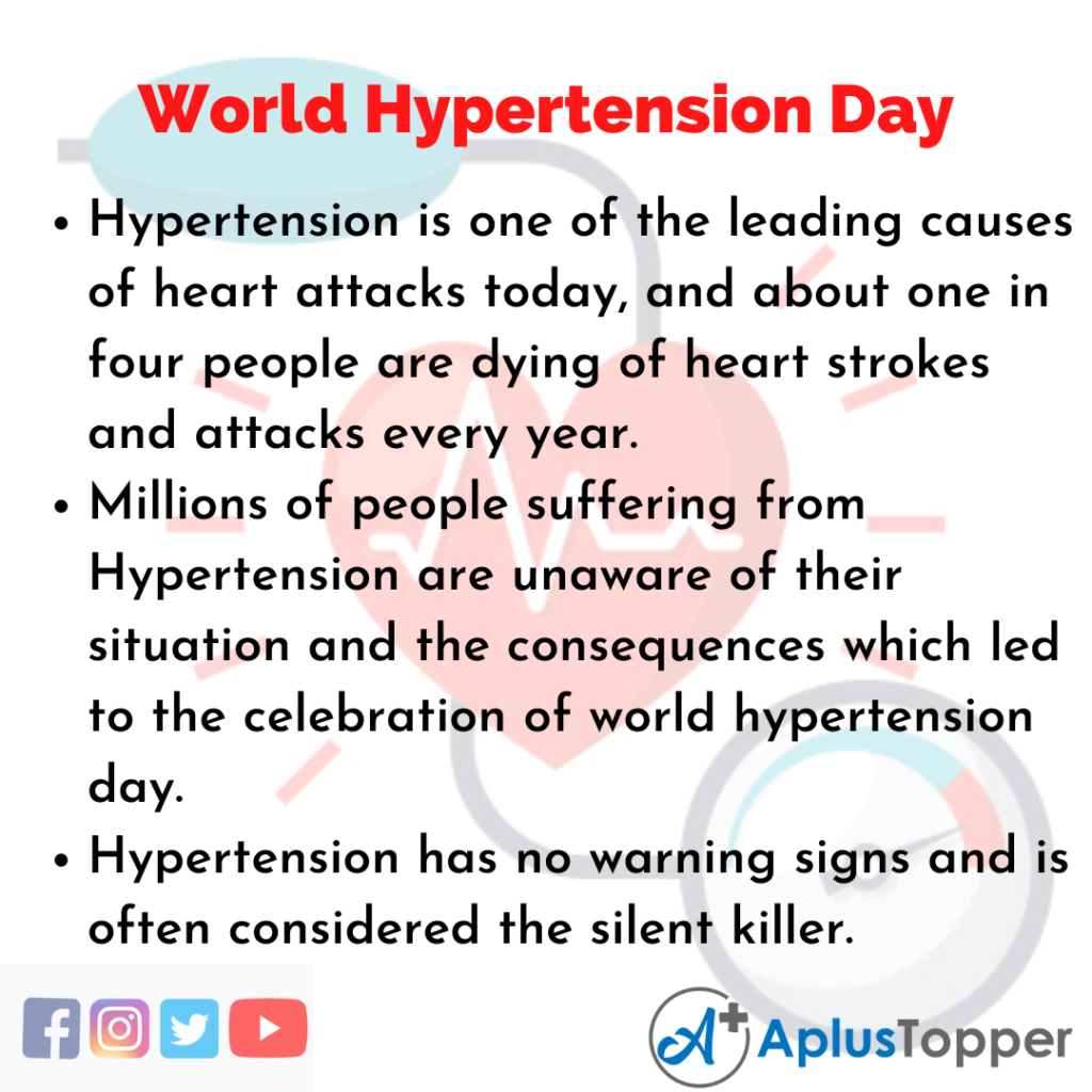 10 Lines of World Hypertension Day