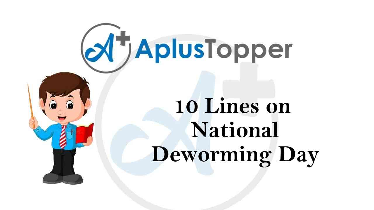 10 lines on national deworming day