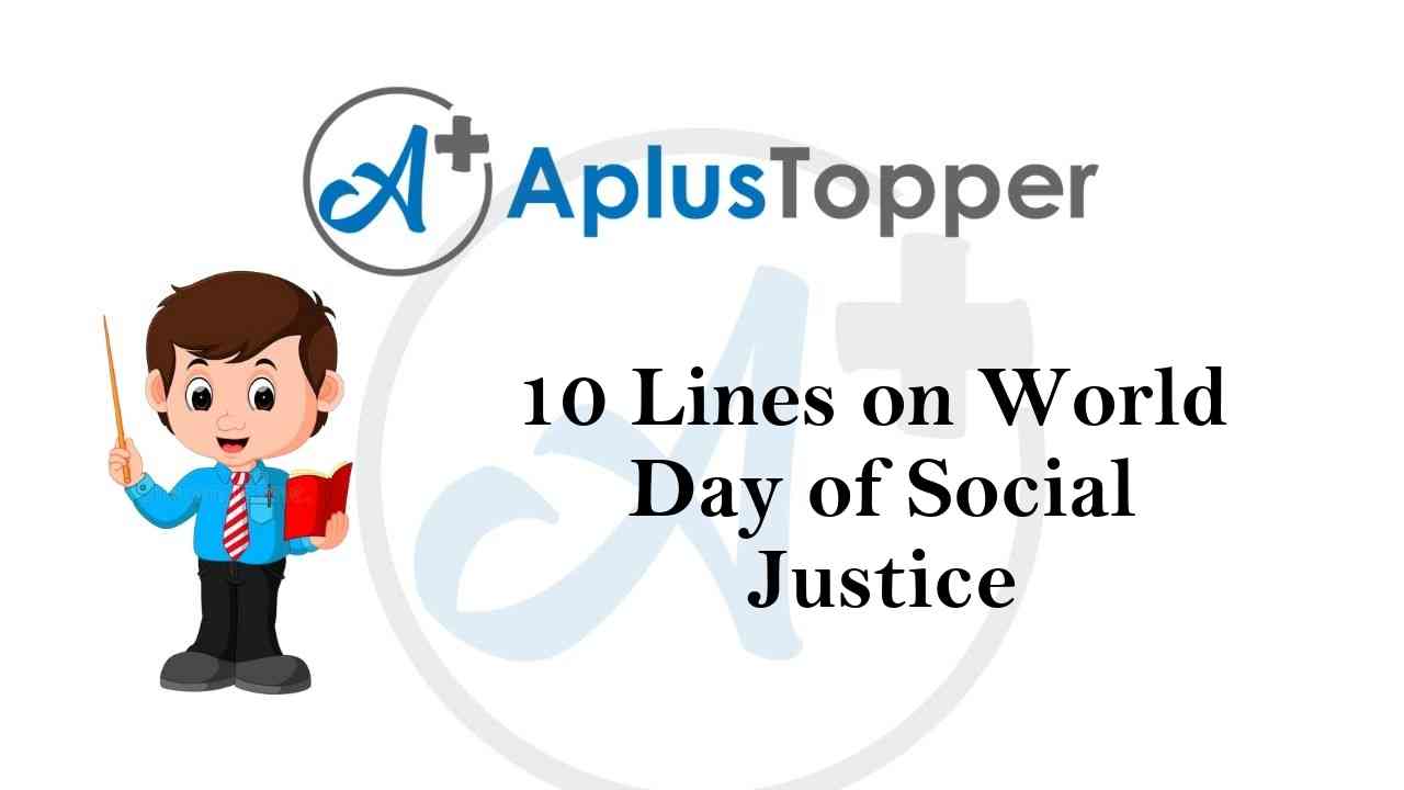 10 lines on world day of social justice