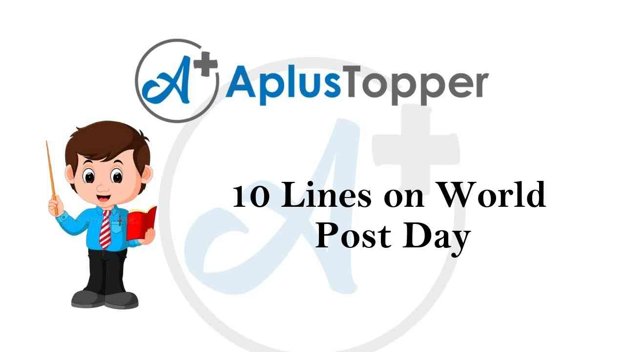 10 lines on world post day