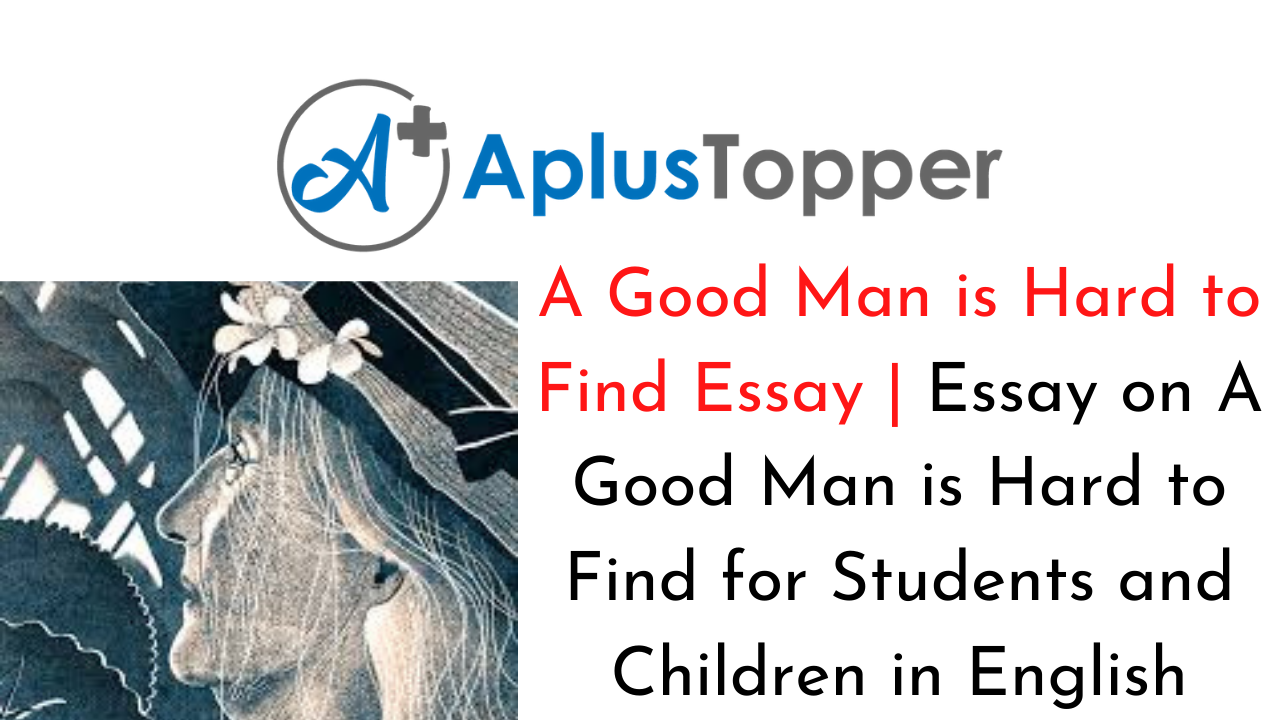 essay on a good man is hard to find