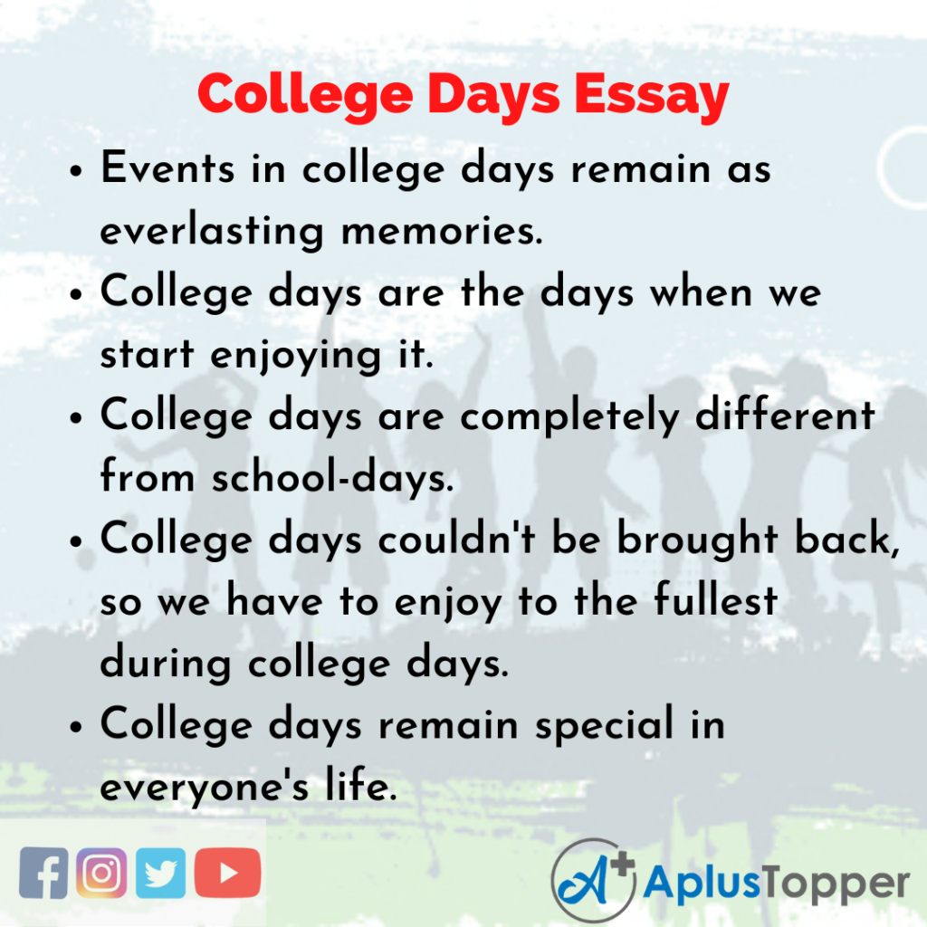 Essay about College Days