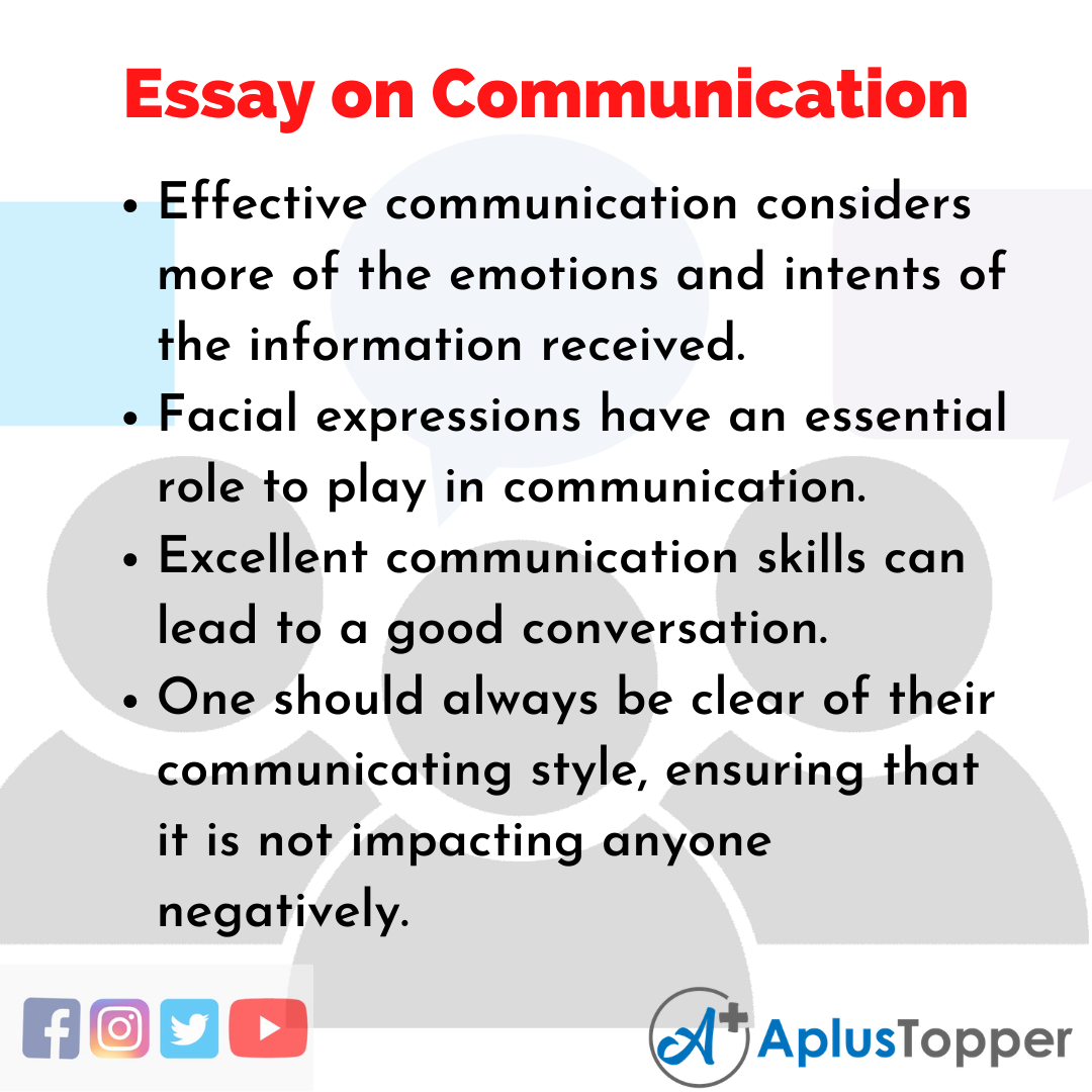 Essay about Communication