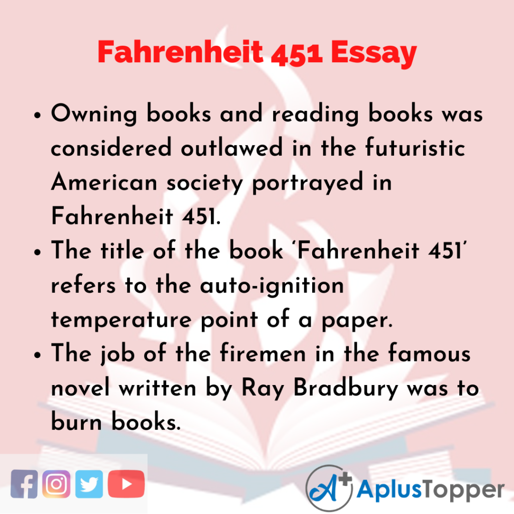 Essay about Fahrenheit 451