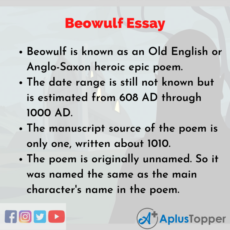 how to write an essay on beowulf