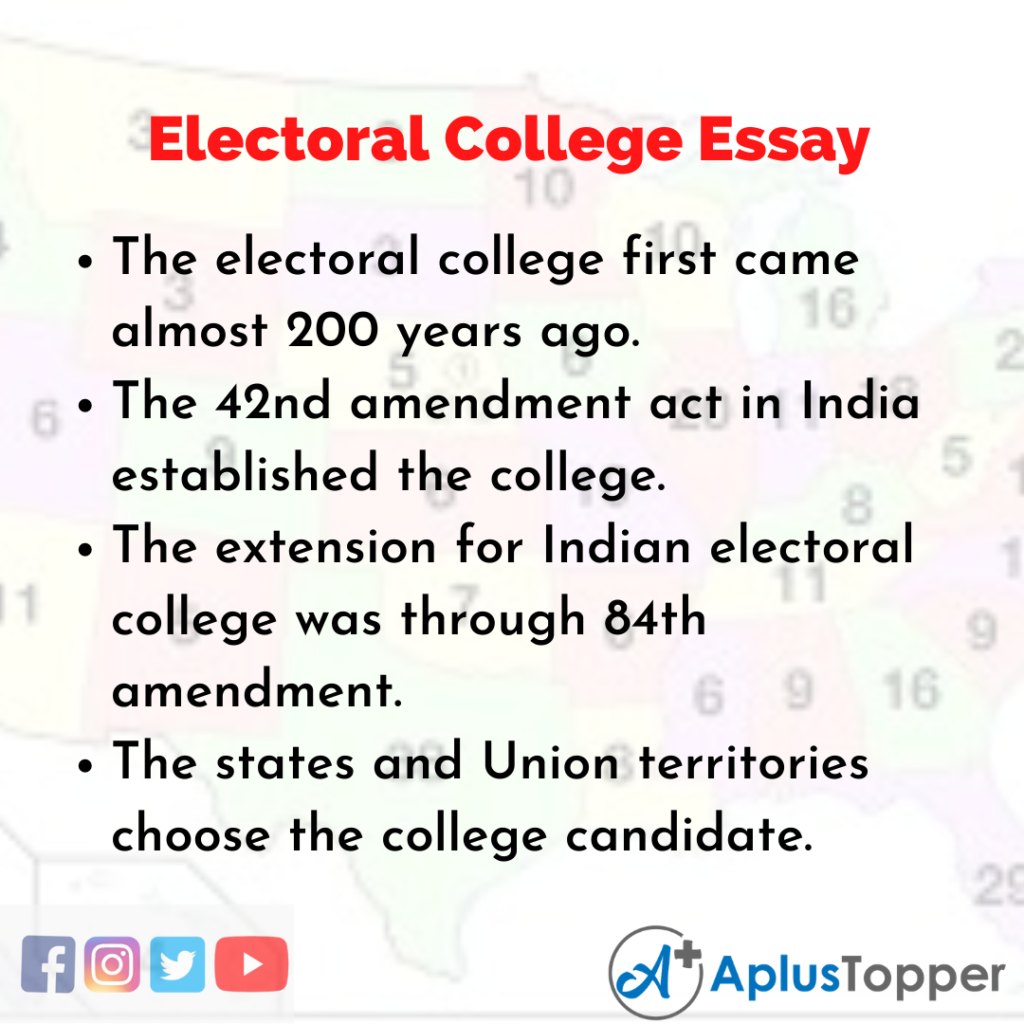 Essay on Electoral College