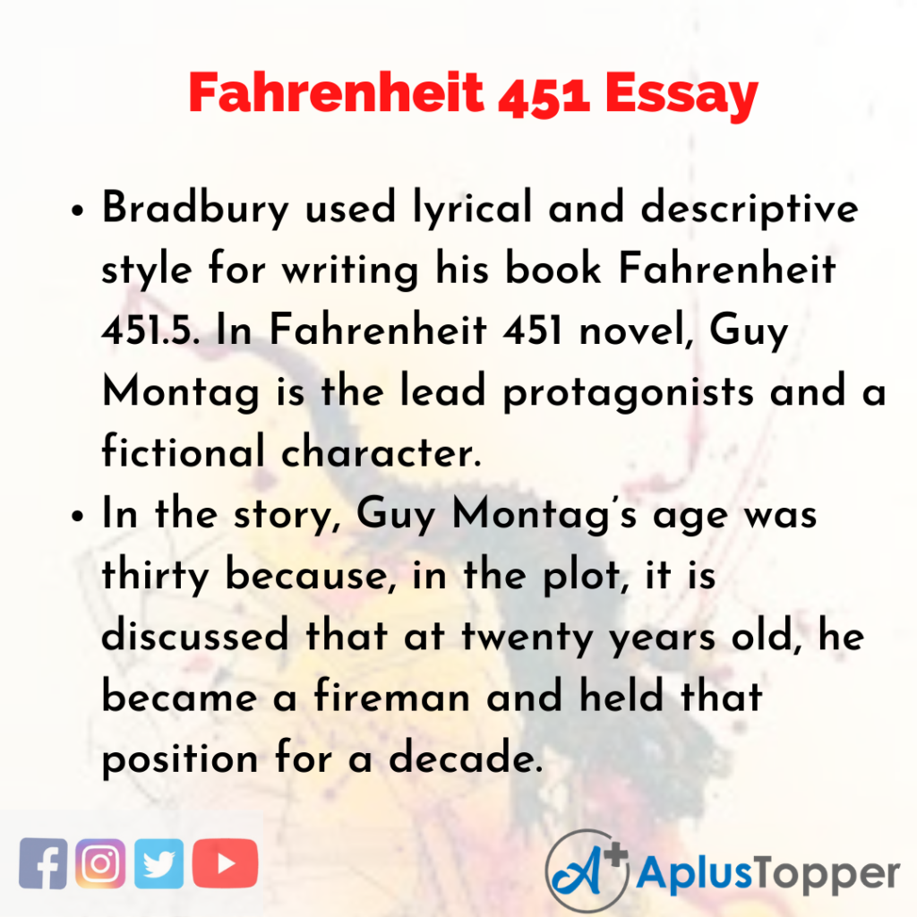 Essay on Fahrenheit 451