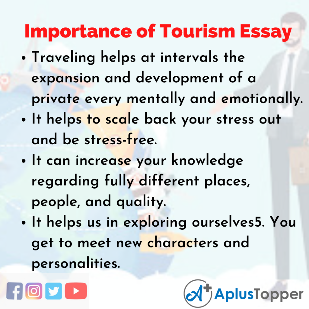 Essay on Importance of Tourism