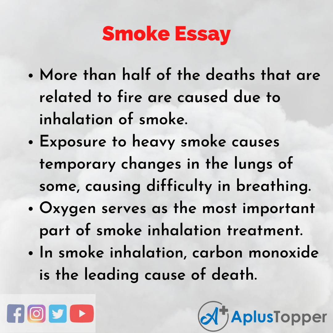 Essay on Smoke