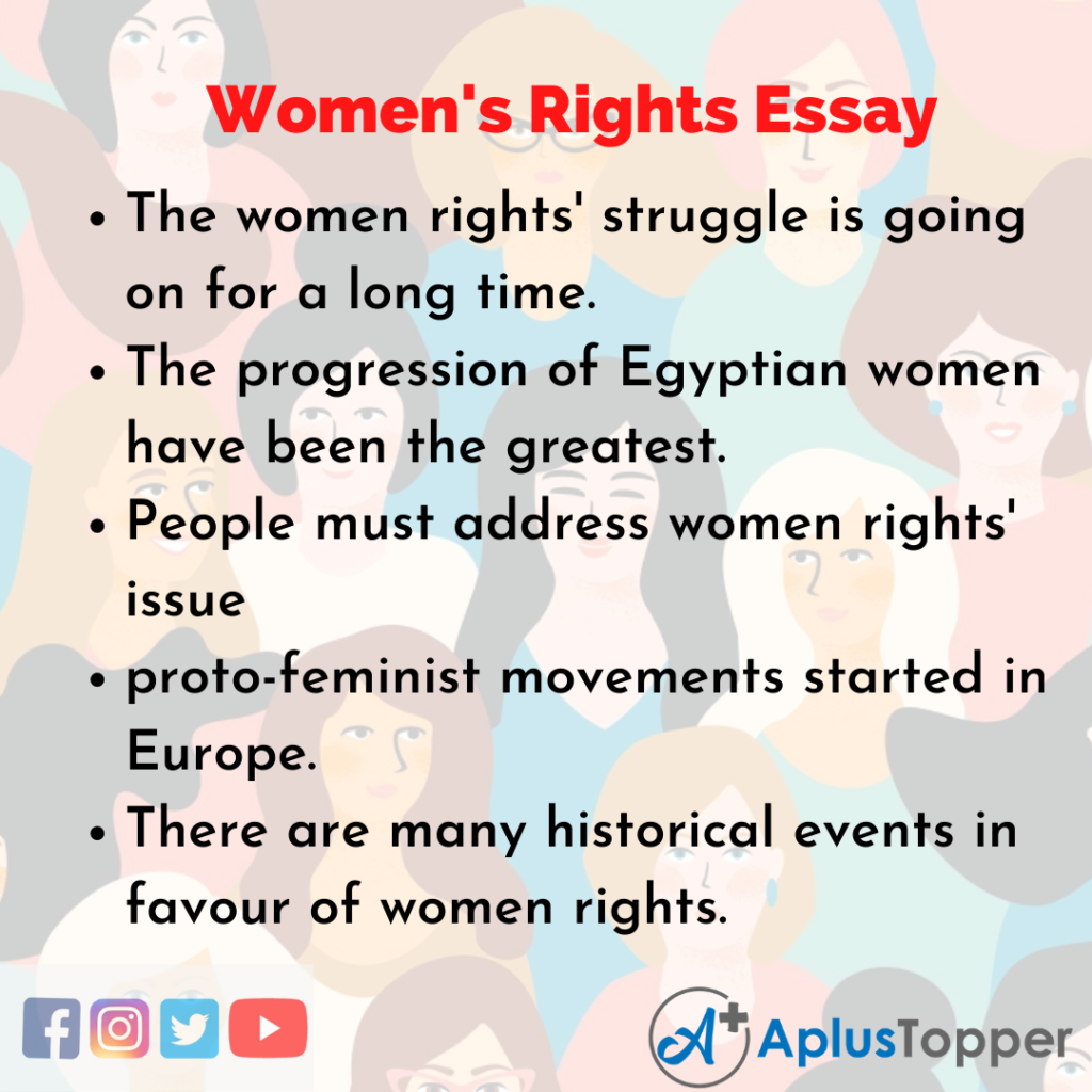 Essay on Women's Rights