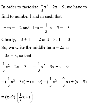How To Factorise A Polynomial By Splitting The Middle Term 7