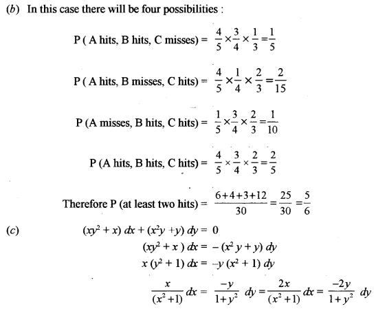 ISC Maths Question Paper 2012 Solved for Class 12 image - 9