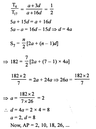 RS Aggarwal Solutions Class 10 Chapter 11 Arithmetic Progressions Ex 11C 27.2