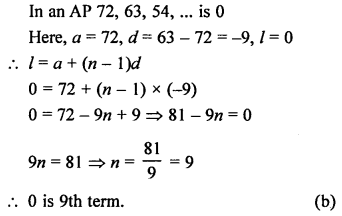 RS Aggarwal Solutions Class 10 Chapter 11 Arithmetic Progressions MCQS 20.1