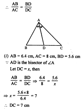 RS Aggarwal Solutions Class 10 Chapter 4 Triangles 4.1