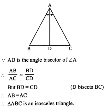 RS Aggarwal Solutions Class 10 Chapter 4 Triangles MCQ 21.1