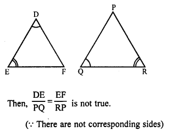 RS Aggarwal Solutions Class 10 Chapter 4 Triangles MCQ 35.1