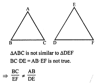 RS Aggarwal Solutions Class 10 Chapter 4 Triangles MCQ 36.1