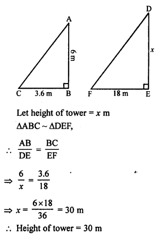 RS Aggarwal Solutions Class 10 Chapter 4 Triangles MCQ 4.1