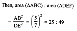 RS Aggarwal Solutions Class 10 Chapter 4 Triangles MCQ 43.2