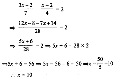 Selina Concise Mathematics Class 7 ICSE Solutions Chapter 12 Simple Linear Equations image - 100