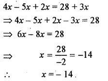 Selina Concise Mathematics Class 7 ICSE Solutions Chapter 12 Simple Linear Equations image - 32