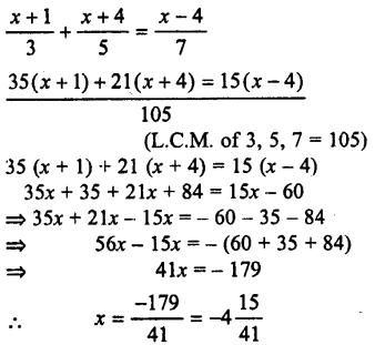Selina Concise Mathematics Class 7 ICSE Solutions Chapter 12 Simple Linear Equations image - 93
