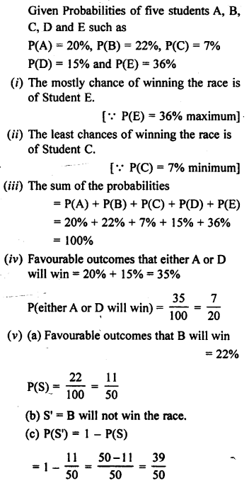 Selina Concise Mathematics Class 7 ICSE Solutions Chapter 22 Probability image -13