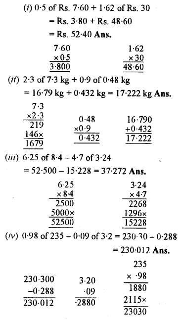Selina Concise Mathematics Class 7 ICSE Solutions Chapter 4 Decimal Fractions image - 69