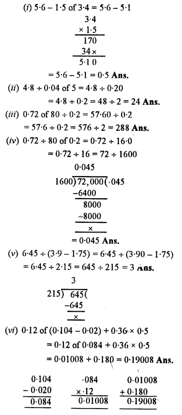Selina Concise Mathematics Class 7 ICSE Solutions Chapter 4 Decimal Fractions image - 70