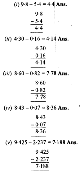 Selina Concise Mathematics Class 7 ICSE Solutions Chapter 4 Decimal Fractions image - 8