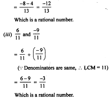 Selina Concise Mathematics Class 8 ICSE Solutions Chapter 1 Rational Numbers image - 3