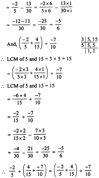 Selina Concise Mathematics Class 8 ICSE Solutions Chapter 1 Rational Numbers image - 37