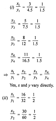 Selina Concise Mathematics Class 8 ICSE Solutions Chapter 10 Direct and Inverse Variations image - 2