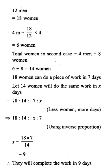 Selina Concise Mathematics Class 8 ICSE Solutions Chapter 10 Direct and Inverse Variations image - 34