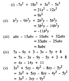 Selina Concise Mathematics Class 8 ICSE Solutions Chapter 11 Algebraic Expressions image - 12