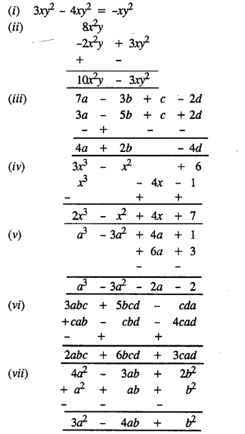 Selina Concise Mathematics Class 8 ICSE Solutions Chapter 11 Algebraic Expressions image - 18