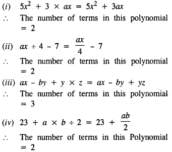 Selina Concise Mathematics Class 8 ICSE Solutions Chapter 11 Algebraic Expressions image - 3