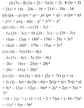 Selina Concise Mathematics Class 8 ICSE Solutions Chapter 11 Algebraic Expressions image - 40