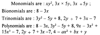 Selina Concise Mathematics Class 8 ICSE Solutions Chapter 11 Algebraic Expressions image - 5