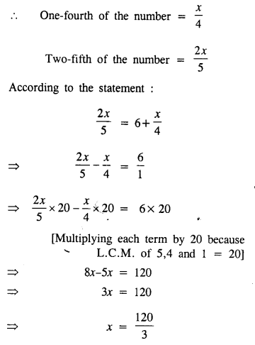 Selina Concise Mathematics Class 8 ICSE Solutions Chapter 14 Linear Equations in one Variable image - 30