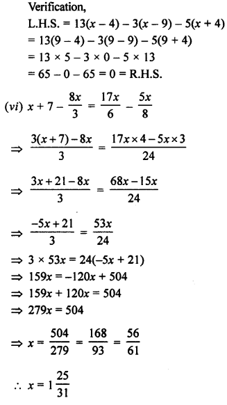 Selina Concise Mathematics Class 8 ICSE Solutions Chapter 14 Linear Equations in one Variable image - 43