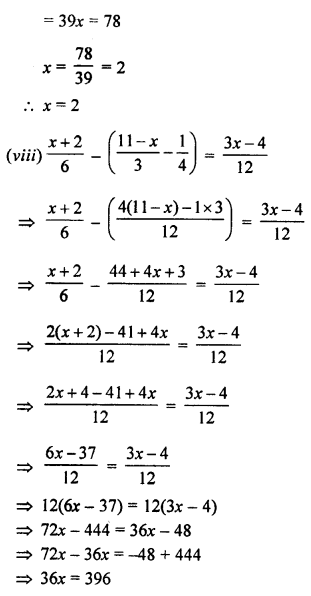 Selina Concise Mathematics Class 8 ICSE Solutions Chapter 14 Linear Equations in one Variable image - 45