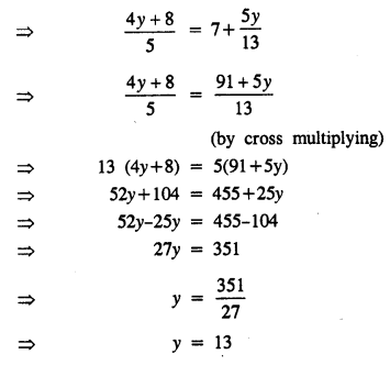 Selina Concise Mathematics Class 8 ICSE Solutions Chapter 14 Linear Equations in one Variable image - 9